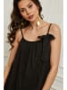 Plume Leinen-Kleid "Caspar" in Schwarz