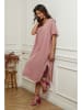 Plume Leinen-Kleid "Estral" in Rosa