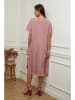 Plume Leinen-Kleid "Estral" in Rosa
