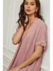 Plume Leinen-Kleid "Estral" in Rosa