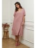 Plume Leinen-Kleid "Estral" in Rosa