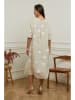 Plume Leinen-Kleid "Iloula" in Beige