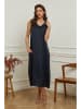 Plume Linnen jurk "Imenn" donkerblauw