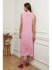 Plume Leinen-Kleid "Imenn" in Rosa