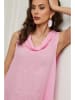 Plume Leinen-Kleid "Imenn" in Rosa