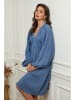 Plume Linnen jurk "Rayms" blauw
