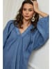 Plume Linnen jurk "Rayms" blauw