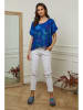 Plume Leinen-Bluse "Cantik" in Blau