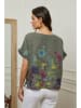 Plume Lniana bluzka "Cantik" w kolorze khaki