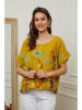 Plume Leinen-Bluse "Cantik" in Gelb