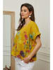 Plume Leinen-Bluse "Cantik" in Gelb