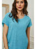 Plume Shirt "Chili" in Türkis