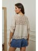 Plume Linnen blouse "Coleth" beige