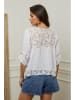 Plume Leinen-Bluse "Coleth" in Weiß