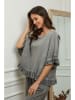 Plume Bluse "Dress" in Grau