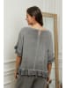 Plume Bluse "Dress" in Grau