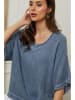 Plume Blouse "Folies" donkerblauw