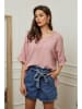 La Compagnie Du Lin Bluse "Folies" in Rosa
