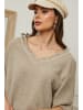 La Compagnie Du Lin Bluse "Folies" in Taupe
