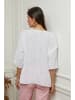 Plume Blouse "Guimauve" wit