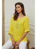 Fleur de Lin Bluse "Guimauve" in Gelb