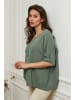 Plume Blouse "Guimauve" kaki