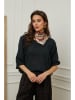 Plume Bluse "Guimauve" in Schwarz