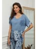 Plume Leinen-Bluse "Joker" in Blau