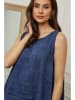 Plume Top "Mylene" in Dunkelblau