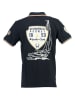 Geographical Norway Koszulka polo "Karo" w kolorze granatowym