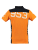 Geographical Norway Poloshirt "Kayport" in Orange/ Schwarz