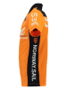 Geographical Norway Koszulka polo "Kayport" w kolorze pomarańczowo-czarnym
