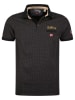 Geographical Norway Koszulka polo "Kingdom" w kolorze czarnym