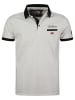 Geographical Norway Koszulka polo "Kingdom" w kolorze biało-czarnym