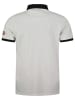 Geographical Norway Poloshirt "Kingdom" in Weiß/ Schwarz