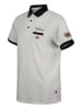 Geographical Norway Koszulka polo "Kingdom" w kolorze biało-czarnym