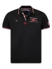 Geographical Norway Koszulka polo "Kezolo" w kolorze czarnym