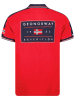 Geographical Norway Koszulka polo "Kezolo" w kolorze czerwono-granatowym