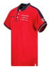 Geographical Norway Koszulka polo "Kezolo" w kolorze czerwono-granatowym