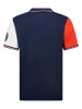 Geographical Norway Koszulka polo "Kondo" w kolorze czerwono-biało-granatowym