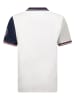 Geographical Norway Koszulka polo "Kondo" w kolorze jasnoszaro-biało-granatowym