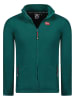Geographical Norway Kurtka polarowa "Ulysse" w kolorze ciemnozielonym