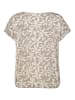 Sublevel Shirt in Hellbraun/ Weiß