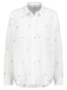 Sublevel Bluse in Weiß/ Mint