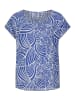 Sublevel Bluse in Blau/ Weiß