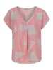 Sublevel Bluse in Rosa/ Weiß