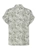 Sublevel Bluse in Khaki/ Weiß