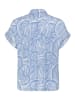 Sublevel Bluse in Hellblau/ Weiß