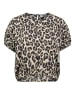 Sublevel Bluse in Hellbraun/ Schwarz
