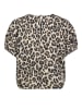 Sublevel Bluse in Hellbraun/ Schwarz